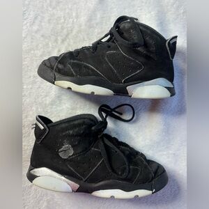 Jordan Kids Black and White Sneakers